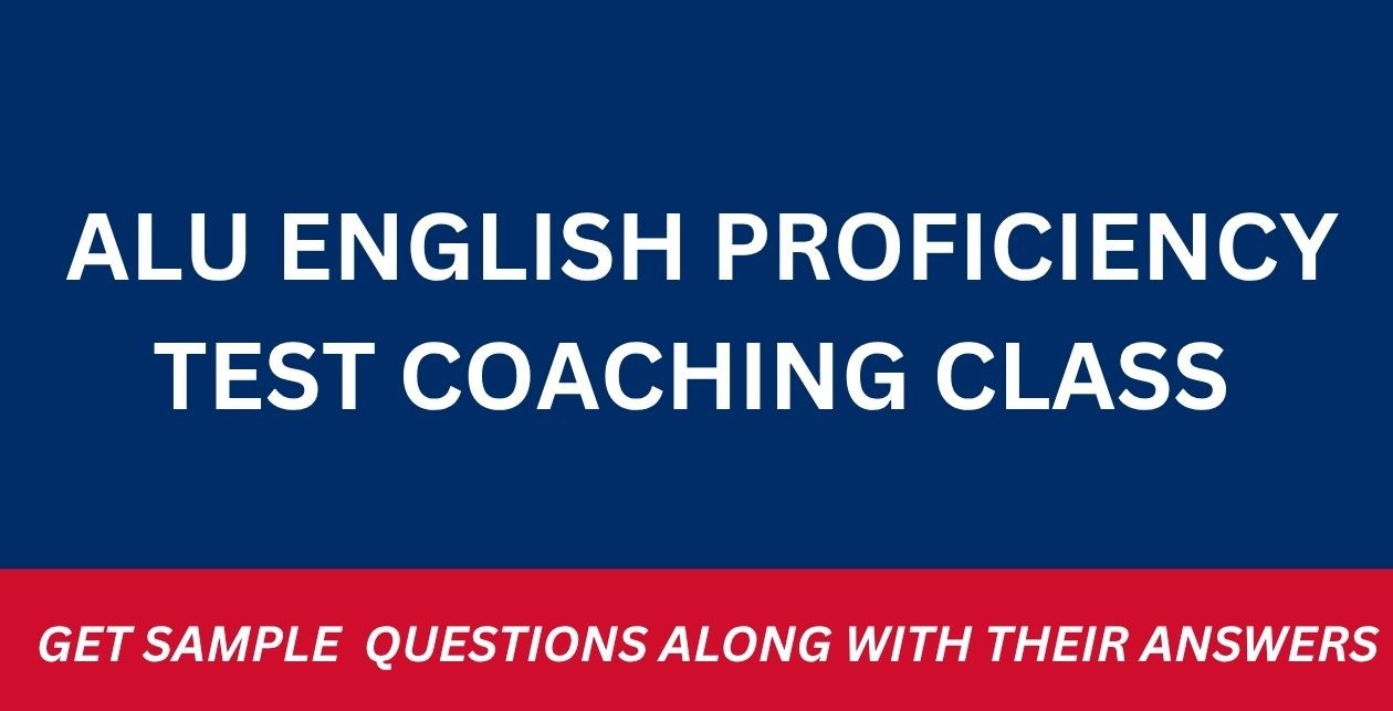 ALU ENGLISH TEST PREPARATION COURSE